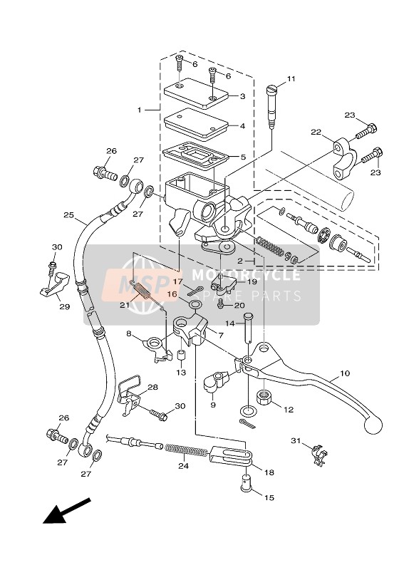 90201061H100, Washer, Plate (22K), Yamaha, 2